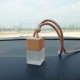 thumbnail image 2 of 3 Pack Air Freshner Car Hanging Perfume Empty Bottle Refillable Fragrance Diffuser Empty Glass Bottle, 2 of 8