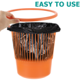 thumbnail image 4 of Raindrops Office Garbage Can with Lid Strong Bottom PP Material 1Set, 4 of 5