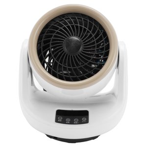 Space Heater, Adjustable Temperature Desktop Heater Fan Combo Flame Retardant 2 in 1  for Home