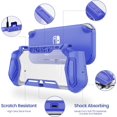 thumbnail image 2 of Étui de Protection Switch Lite pour Nintendo Cadeau Quotidien (Ergonomique / Robuste / Protection Complète) Idée Cadeau Famille Happy Hours Bleu, 2 of 6