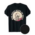 thumbnail image 1 of May They Burn In Hell Funny Halloween Cartoon Skeleton T Shirt190g, 1 of 5