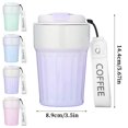 thumbnail image 3 of Ceramic Cups for Crafting Rabbit Tumbler Set Glass Top Mug Set with Words Cup Glass Set Your Coffee Cup Portable Cute Handy Cup Stainless Steel Male And Female Couples Water Cup Small Exquisite, 3 of 4