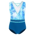 thumbnail image 1 of TSSOE Gymnastics Leotards for Girls Rhinestone Ballet Unitard One-Piece Sparkly Biketards Sport Activewear Snowflake 10, 1 of 3