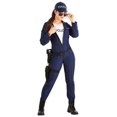 thumbnail image 3 of FUN Costumes Women's Tactical Cop Jumpsuit, Navy, 3 of 3