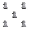 thumbnail image 2 of Baohd Gracieuse Résine Fille Ange Figurine Statue Décoratif Bureau Accent Écriture Pensée 5Set, 2 of 6
