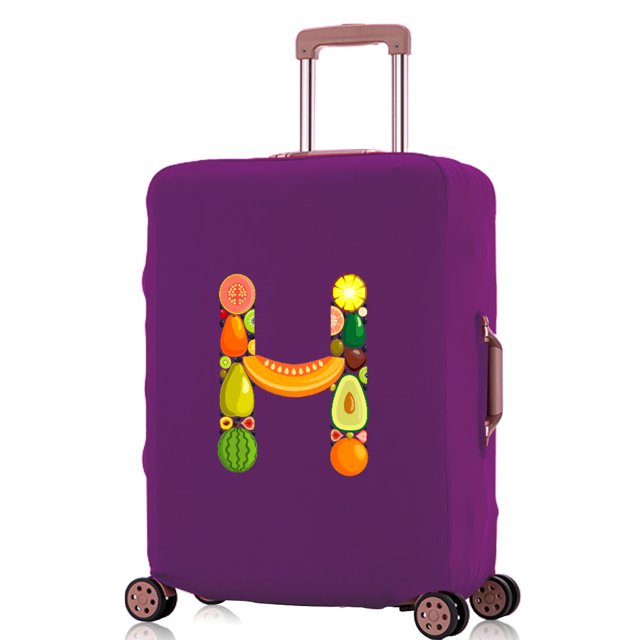 Travel Accessories Luggage Covers Travel Suitcase Cover Protector Reusable Washable 18-32inch Fruit Printed Pattern Series 8fruit H S