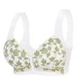 thumbnail image 3 of CFLVAEK Bras for Women Plus Size Front Closure Supportive Bras Comfort Wireless Everyday Bras Full Coverage Beauty Back Bralettes White 52G, 3 of 8