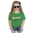 thumbnail image 4 of 2025 Filles Mignon Imprimé Graphique T-Shirts 5T Filles Col Rond Manches Courtes Filles T-Shirt Manches Courtes Tee Été Décontracté T Filles Hauts T-Shirt, 4 of 4