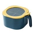 thumbnail image 1 of Seasoning Box Plastic Food Storage Organizer Box 4 Divided Sections With Spoon Holder For Seasoning Packets,Blue Kitchen Seasoning Box, 1 of 3