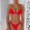 thumbnail image 4 of Ensemble Bikini Rembourré Rehausseur Bandage pour Femmes Maillot de Bain Lot, 4 of 5