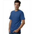 thumbnail image 1 of Hanes 5590 Tagless Pocket T-Shirt Size 2 Extra Large, Deep Royal Blue, 1 of 1