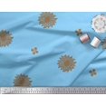thumbnail image 3 of Soimoi Polyester Crepe Fabric Flower Artistic Print Sewing Fabric Yard 42 Inch Wide, 3 of 3