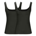 thumbnail image 3 of Plebaso 2 Pack Ribbed Tank Tops for Women Spaghetti Strap Slim Tops Scoop Neck Sleeveless Summer Tops, 3 of 4