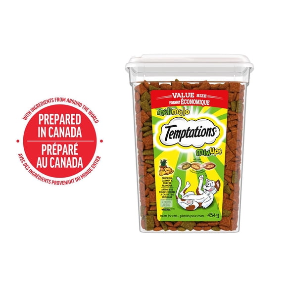 Temptations MixUps Chicken, Catnip & Cheddar Flavour Soft & Crunchy Adult Cat Treats