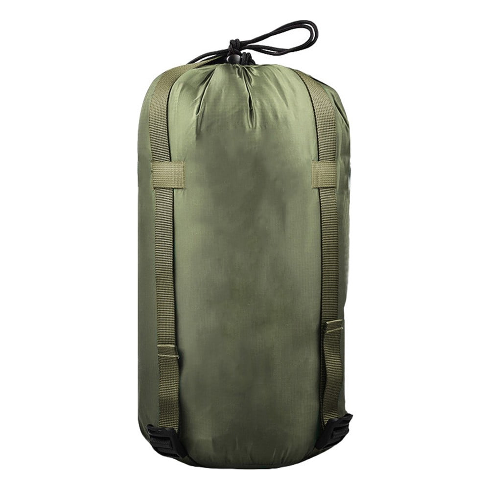GLFILL Nylon Compression Bag Camping Sleeping Bag Clothing Pouch Foldable Washable Compression Bag Camping Sleeping Gears 38*18cm Green