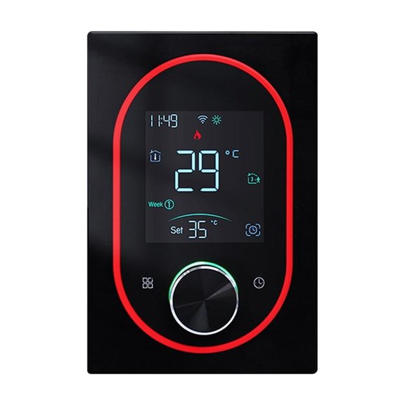 WiFi Heating Thermostat Room Electric Smart Knob Thermostat Temperature Controller ,Easy to Install