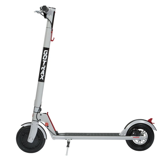 GOTRAX XR Ultra Trottinette Électrique pour Adultes, Moteur 300W, jusqu'à 25 km/h, Autonomie 25 km, Pneus Pneumatiques 8,5 Pouces, Trottinette Électrique Pliable pour les Déplacements avec Batterie LG et Écran LED pour les Déplacements Quotidiens, Gris