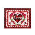thumbnail image 3 of Kitchen Placemat Valentine'S Day Placemats Red Check Placemats 30X45Cm For Table Decoration Valentine'S Day Cotton Table Placemats For Indoor Kitchen Decoration Dinner, Kitchen Placemat, 3 of 9