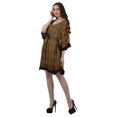 thumbnail image 3 of Moomaya Robe de Plage Imprimée Vêtements de Vacances Femmes Robes en Georgette pour Femmes, 3 of 6