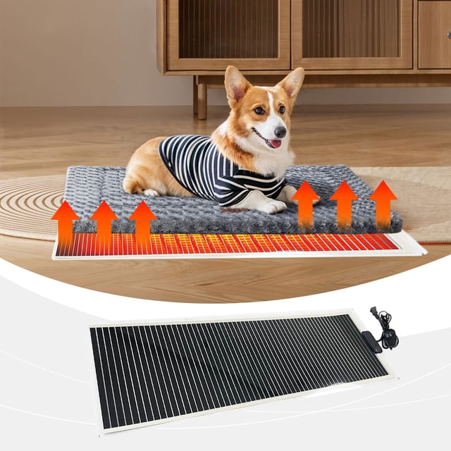 Leutsin Reptile Heating Pad,Waterproof Reptile Heat Pad Under Tank Terrarium with Temperature Control,Safety Adjustable Reptile Heat Mat for Turtle,Tortoise,Snakes,Lizard,Gecko