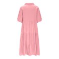 thumbnail image 3 of Gspmoly Robes d'Été pour Femmes 2025, Robe d'Été Décontractée pour Femmes à Col Rond Unie Sans Manches Longue, Robes de Mariage pour Femmes Économies d'Été, 3 of 5