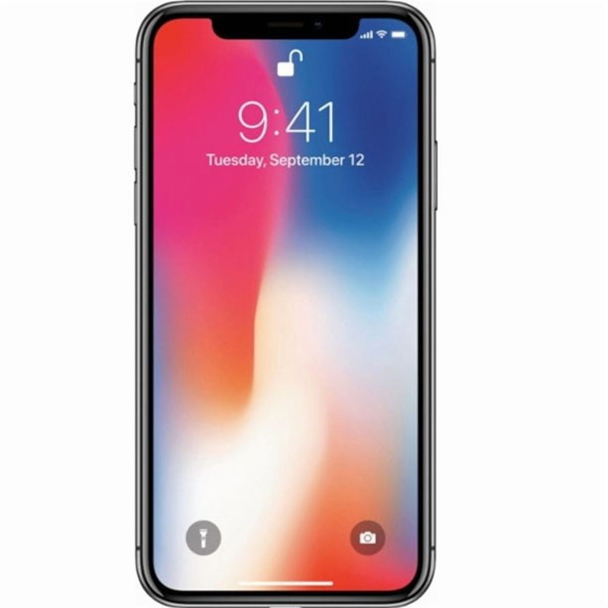 Refurbished Apple iPhone X 256GB, Space Gray - Unlocked LTE