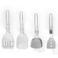 thumbnail image 3 of Portable Folding Spatula Stainless Steel Cookware Utensil For Outdoor Camping Picnic Barbecue, 3 of 8