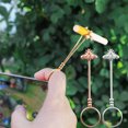 thumbnail image 3 of Ring Clip Hands Free Adjustable Ring Holder Universal Brass Hand Jewelry Rack, 16mm, Gold, 3 of 9
