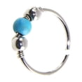 thumbnail image 4 of tredstone Turquoise Beaded Ear Bone Nail Copper Geometric Nose Rings Clips Lip Body Piercing Stud Earring Jewelry, 4 of 9