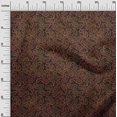 thumbnail image 3 of oneOone Cotton Jersey Brown Fabric Paisleys Craft Projects Decor Fabric Printed By The Yard 58 Inch Wide, 3 of 4