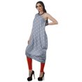 thumbnail image 4 of Moomaya Robe Kurti Sans Manches à une Épaule Imprimée pour Femmes, Vêtement de Créateur Boho pour Fête, 4 of 7