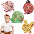 thumbnail image 3 of B Magnetic Maze Wooden Toy For Kids Intellectual Game Board Animal Theme Preschool, 3 of 3