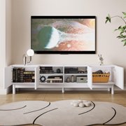 TV furniture, wave shaped structured doors, with layers, TV stand with sturdy legs