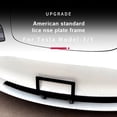thumbnail image 3 of Cadre de Plaque d'Immatriculation pour Tesla Modèle 3 Modèle Y 2017-2021 Cadre de Plaque d'Immatriculation avant Perforation Libre Américain Plaque d'Immatriculation Support de Montage Accessoires Auto Modification, 3 of 9