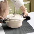 thumbnail image 4 of Kitchen Sink Drainage Pad | Silica Gel Non-Slip Water-Proof Countertop Protector Mat | Quick Drying Insulation | 15.35x9.84in | Gray | Versatile Use | Foldable | 1pc, 4 of 8