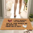 thumbnail image 4 of Yhmxh Bathroom Rugs Funny Chicken Pattern Welcome Doormats Indoor And Outdoor Home Decoration Mat Housewarming Gift Mats Living Room Rug Bath Mat for Home and Kitchen Bathroom, 4 of 6