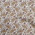 thumbnail image 1 of oneOone Silk Tabby Brown Fabric Florals Craft Projects Decor Fabric Printed By The Yard 42 Inch Wide, 1 of 4