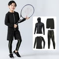 thumbnail image 2 of Newborn Girl Outfits Base Layer Athletic Compression Running Pants Tights Toddler Boy Clothes Green 6-7 Years, 2 of 4