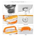 thumbnail image 2 of Renjiang Cute Lunch Box Multicolor Lunch Boxelectric Lunch Box Food-Grade Stainless Steel Container for Car and Home 110v Lunch Box for Men Hard Shell, 2 of 4