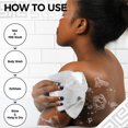 thumbnail image 4 of African Net Sponge Real African Exfoliating Body Scrubber Sponge With Knots African Net Shower Washcloths For Exfoliator Body Bathing Accessories, 4 of 8