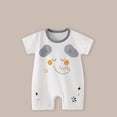 thumbnail image 1 of TopLLC Rompers Barboteuse à Manches Courtes Imprimée Col Rond pour Bébé Filles Garçons Kid Rompers, 1 of 4