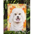 thumbnail image 3 of Carolines Treasures CK1409GF Bichon Frise Fall Flag - Garden Size, 3 of 3