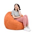 thumbnail image 2 of Jaxx Fauteuil Poire Rond de 3 Pieds avec Housse Amovible, Mandarine (Ensemble de 1), 2 of 5