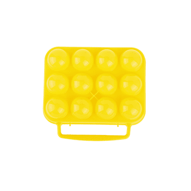 Coghlan's 12-Count Egg Holder - Lightweight Compact Camping & Travel Egg Storage Container, Carry Handle -Durable Plastic