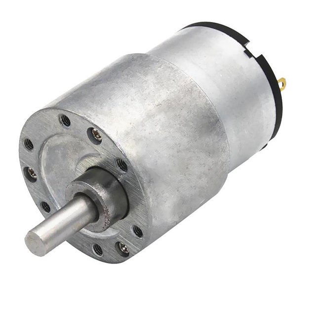Wweixi 37GB-520 12V DC High Gear Box Micro Speed Reduction Motor 600RPM 66 RPM 12V