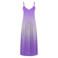 thumbnail image 4 of Ovzne Robes d'Été pour Femmes Robe Robes d'Été pour Femmes Imprimé Sans Manches Col Rond Robe Robes Décontractées Robe de Printemps Imprimée Liquidation, 4 of 5