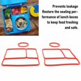 thumbnail image 4 of 2 Pack Silicone Lunch Box Gasket Replacement Set, Lunch Box Seal For OmieBox with Airtight Food Container Gasket Replacement Part For Kids  Lunch Box, 4 of 7