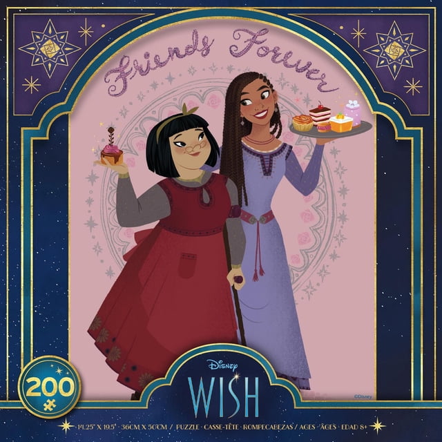 Ceaco Disney Wish Friends Forever 200-Piece Interlocking Jigsaw Puzzle for Children Ages 8+