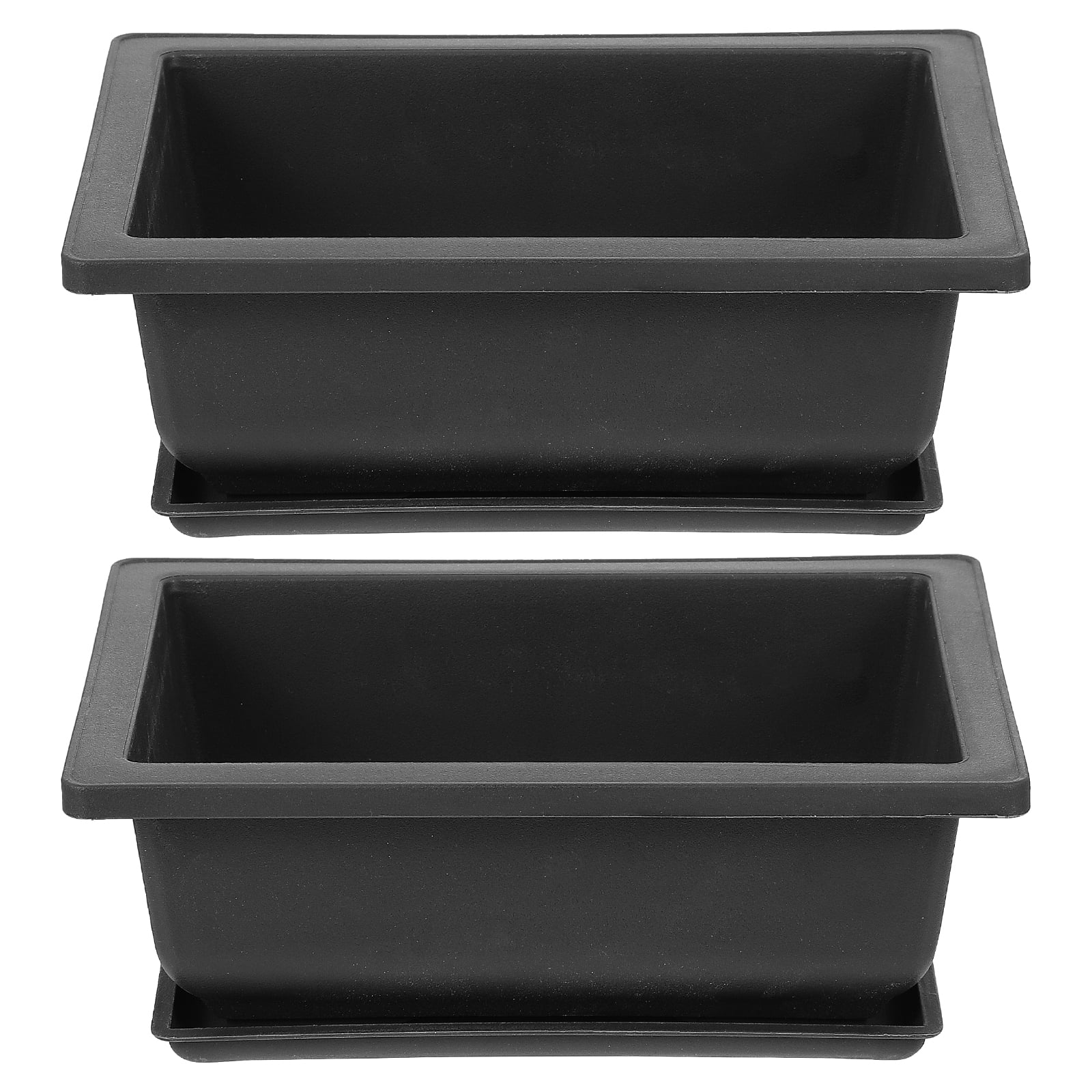 Plastic Planter Practical Flower Pot Useful Plant Pot Gardening Pot with Tray