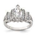 thumbnail image 1 of Bague en Argent Sterling 925 avec Zircon Cubique, 1 of 2